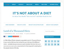 Tablet Screenshot of itsnotaboutadiet.com